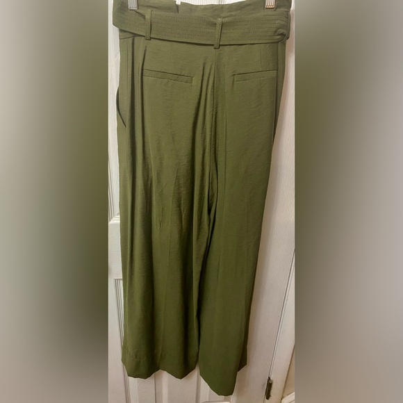 NTERMIX Matilda Paperbag Wide-Leg Pants in Army Green, 2, NWT - Picture 6 of 6